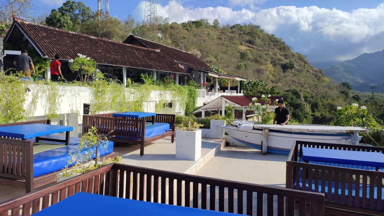 Waenis Sunset View Hotel And Restaurant, Amed, Bali Kültér fotó